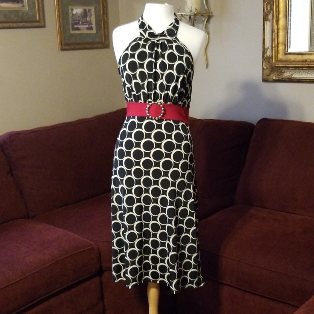 Backless slinky dress